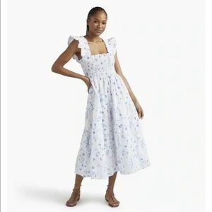 Hill House Home Ellie Nap Dress - Blue White Floral